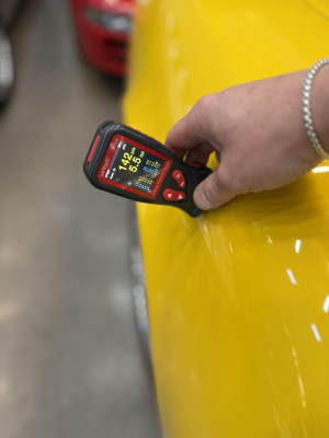 1997 Acura NSX in Spa Yellow over Black