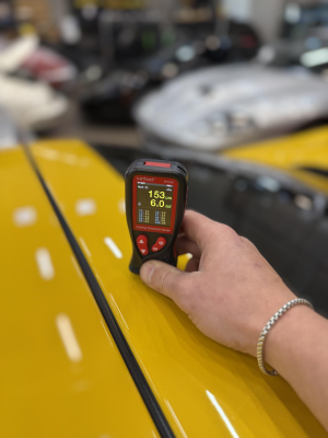 1997 Acura NSX in Spa Yellow over Black