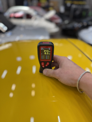 1997 Acura NSX in Spa Yellow over Black