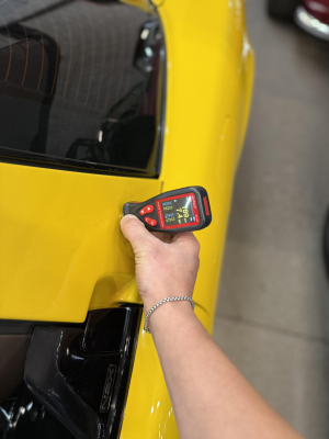 1997 Acura NSX in Spa Yellow over Black