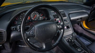 1997 Acura NSX in Spa Yellow over Black