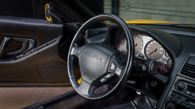 1997 Acura NSX in Spa Yellow over Black