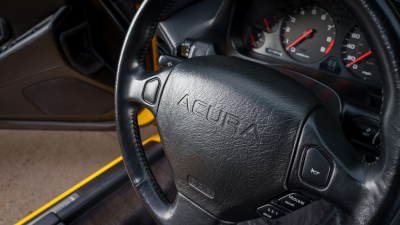 1997 Acura NSX in Spa Yellow over Black
