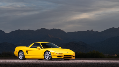 1997 Acura NSX in Spa Yellow over Black