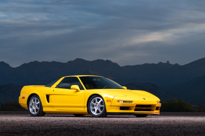 1997 Acura NSX in Spa Yellow over Black