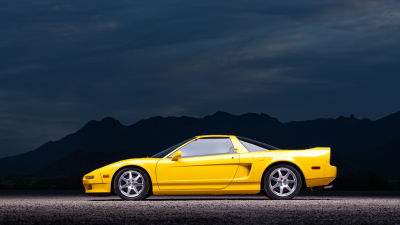 1997 Acura NSX in Spa Yellow over Black