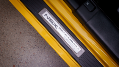 1997 Acura NSX in Spa Yellow over Black