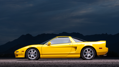 1997 Acura NSX in Spa Yellow over Black