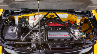 1997 Acura NSX in Spa Yellow over Black