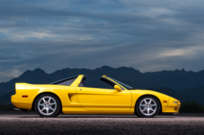 1997 Acura NSX in Spa Yellow over Black