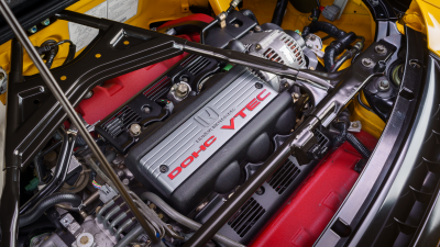1997 Acura NSX in Spa Yellow over Black