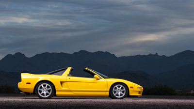 1997 Acura NSX in Spa Yellow over Black