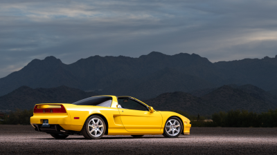 1997 Acura NSX in Spa Yellow over Black
