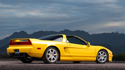 1997 Acura NSX in Spa Yellow over Black