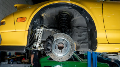 1997 Acura NSX in Spa Yellow over Black