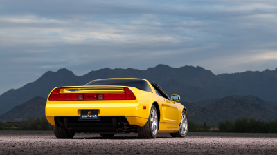 1997 Acura NSX in Spa Yellow over Black