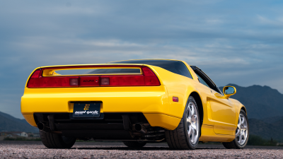 1997 Acura NSX in Spa Yellow over Black