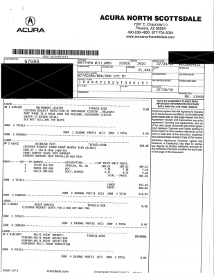1997 Acura NSX in Spa Yellow over Black