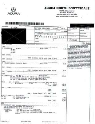 1997 Acura NSX in Spa Yellow over Black