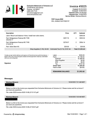 1997 Acura NSX in Spa Yellow over Black