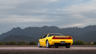 1997 Acura NSX in Spa Yellow over Black