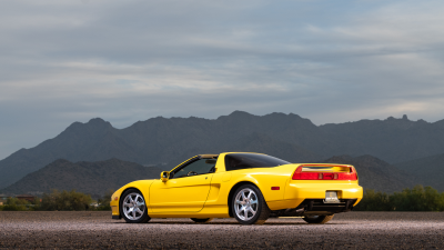 1997 Acura NSX in Spa Yellow over Black