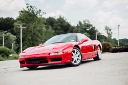 1998 Acura NSX in Formula Red over Black