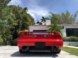 1993 Acura NSX in Formula Red over Black
