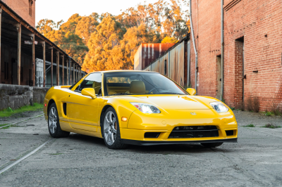 2002 Acura NSX in Spa Yellow over Yellow