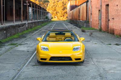 2002 Acura NSX in Spa Yellow over Yellow