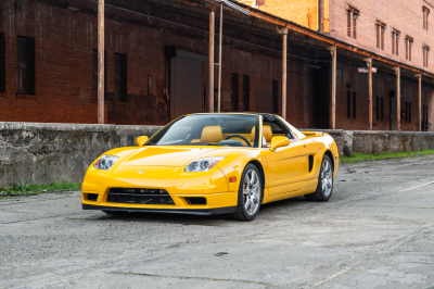 2002 Acura NSX in Spa Yellow over Yellow