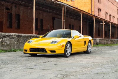 2002 Acura NSX in Spa Yellow over Yellow