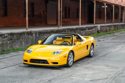 2002 Acura NSX in Spa Yellow over Yellow