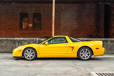 2002 Acura NSX in Spa Yellow over Yellow