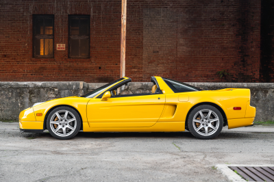 2002 Acura NSX in Spa Yellow over Yellow
