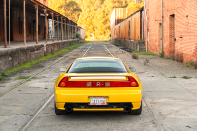 2002 Acura NSX in Spa Yellow over Yellow
