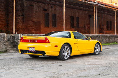 2002 Acura NSX in Spa Yellow over Yellow