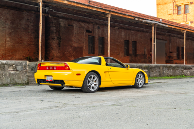 2002 Acura NSX in Spa Yellow over Yellow
