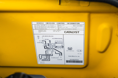 2002 Acura NSX in Spa Yellow over Yellow