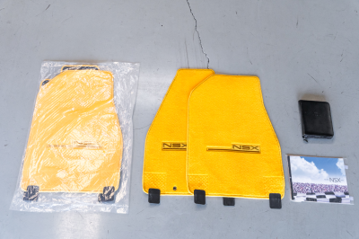 2002 Acura NSX in Spa Yellow over Yellow