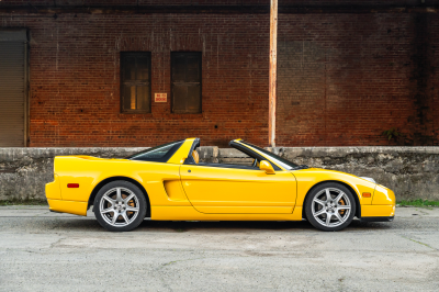 2002 Acura NSX in Spa Yellow over Yellow