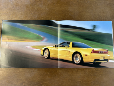 2002 Acura NSX in Spa Yellow over Yellow