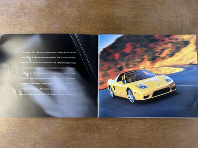 2002 Acura NSX in Spa Yellow over Yellow