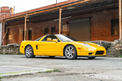 2002 Acura NSX in Spa Yellow over Yellow
