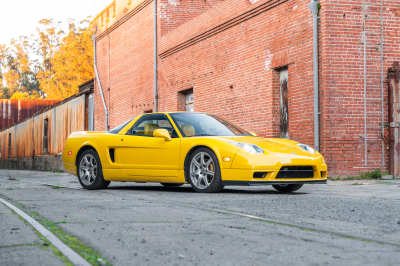 2002 Acura NSX in Spa Yellow over Yellow