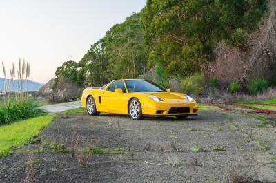 2002 Acura NSX in Spa Yellow over Yellow