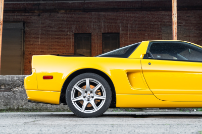 2002 Acura NSX in Spa Yellow over Yellow