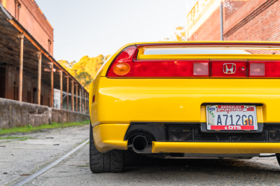 2002 Acura NSX in Spa Yellow over Yellow