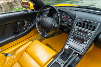 2002 Acura NSX in Spa Yellow over Yellow