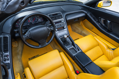 2002 Acura NSX in Spa Yellow over Yellow